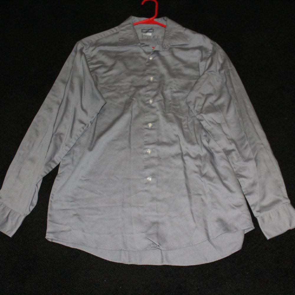 Van Heusen Grey Men's Dress Button Down Sz. 16